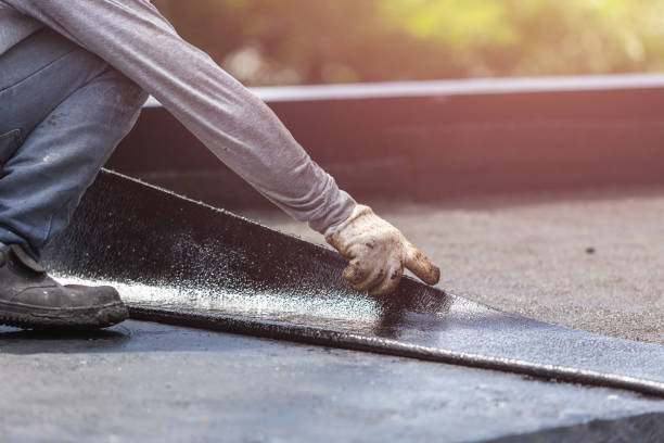 Professional Exterior Waterproofing technician working in Galesburg, MI